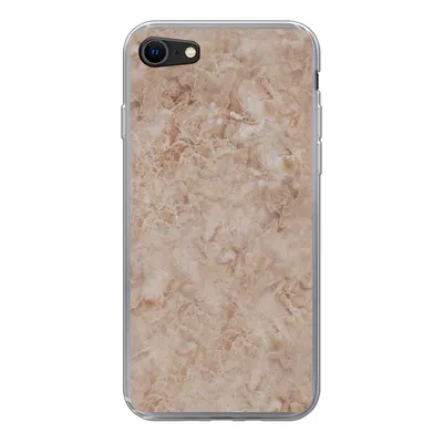 Produktbild von MuchoWow® Handyhülle Schutzhülle Hülle für iPhone 8 Marmor - Braun - Muster Silikon Softcase Handy Hülle - Schutzhaube