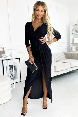 Produktbild von Kleid NUMOCO A404-6 SCHWARZ Größe: L