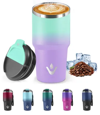 Produktbild von Mulbijeo Thermobecher 600 ml, Wiederverwendbar, Edelstahl Kaffeebecher-to-go The