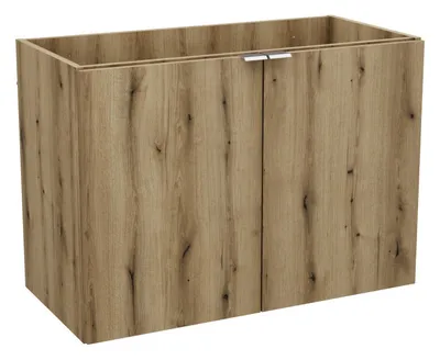 Zdjęcie produktu dla Szafka Pod Umywalkę 80 Cm Dąb  2 Drzwi Cichy Domyk Elegancka