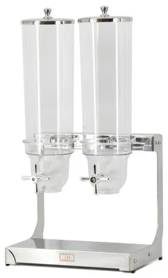 Produktbild von HCB Edelstahl Müslispender - 2 x 3,5 Liter - 3486