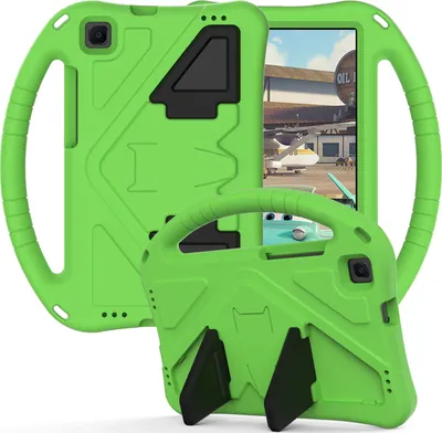 Obrázek produktu pro Dětské pouzdro pro Huawei MediaPad M3 Lite 8 8.0-inch, Eva Lightweight Shockproof Foldable Stand, Kids Grip Protective Cover Green