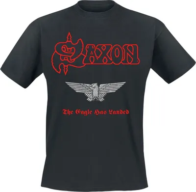 Produktbild von Saxon T-Shirt Herren The Eagle Has Landed schwarz L