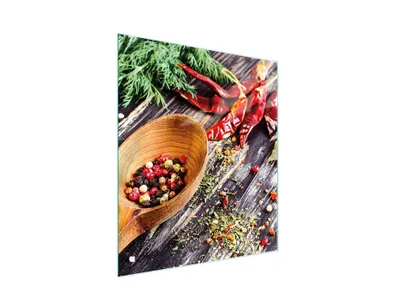 Produktbild von Glasschneidebrett 45x52 Gewürze