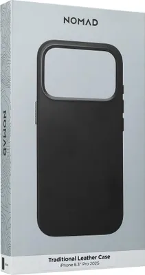 Immagine prodotto di Nomad Custodia tradizionale in pelle per iPhone 17 Pro nero