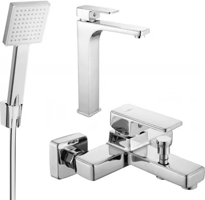 Produktbild von Mexen Cetus R45 Badewannenset, Chrom - 744313R45-00