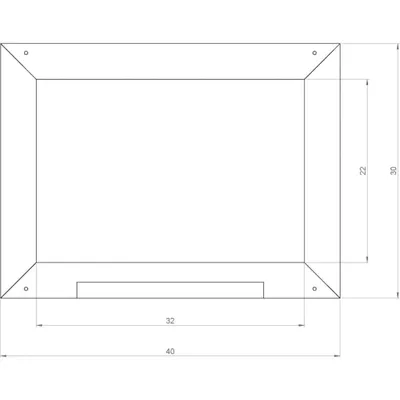 Image de AXI Tableau à craies (Classic) | Accessoires pour maisons de jeu en bois
