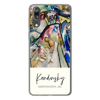 Produktbild von MuchoWow® Handyhülle Schutzhülle Hülle für Huawei P20 Improvisation 21A - Kandinsky - Alte Meister Silikon Softcase Handy Hülle - Hardcover