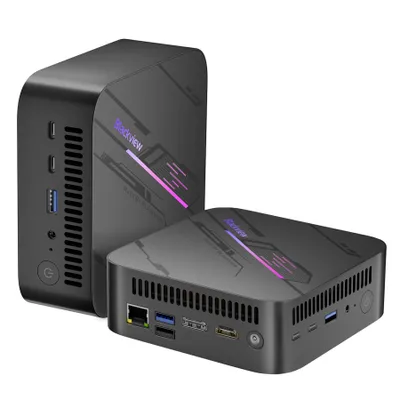 Produktbild von Blackview MP100 Mini PC Gaming AMD Ryzen 5 7430U(6C/12T, bis zu 4.3 GHz), 32GB RAM LPDDR4 1TB NVME PCIe3.0 SSD, WiFi 6/4K UHD/USB 3.2*2/Type C 3.0*2