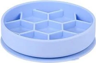 Obrázek produktu pro Miska Slow Feeder SILICONE modrá M Zolux