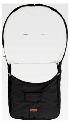 Produktbild von Fußsack für Kinderwagen im Winter - Fußsack für Babywanne, Buggy und Schlitten - Warm, mit Reißverschluss, Gurtöffnungen, Fleece, wasserabweisendem Außenstoff