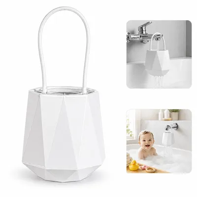 Produktbild von Badewannenfilter 10 Stufen Wasserfilter für Badewanne, Hochdurchfluss Filter mit KDF 55 und Mineralfilter, Baby Bad Haut und Haar Pflege