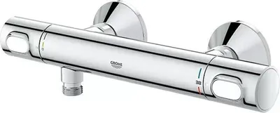 Immagine prodotto di Termostatico per doccia Precision Flow, cromato, lucido, chiusura di sicurezza, comodo da usare