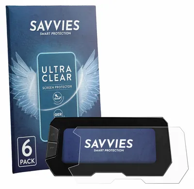 Produktbild von 6x Für Honda CB125R 2022 Schutzfolie Savvies Displayschutz Display Schutz Folie Klar Transparent