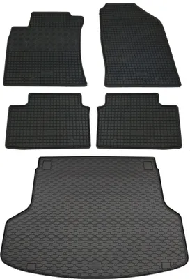 Produktbild von Rigum Gummi Fußmatten + Kofferraumwanne im Set für Hyundai i30 III SW Kombi