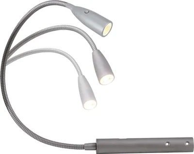 Produktbild von Heitronic Berta 27745 LED bedside light LED (monochrome) Built-in LED 1.5 W Warm white Silver