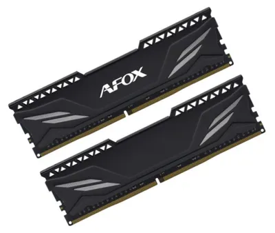 Obrázok produktu pre AFOX GAMING DDR4 2X16GB 3200MHZ CL16 RANK1 XMP2 BLACK - DDR4 - 3.200 MHz