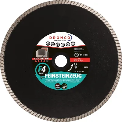 Image de Dronco F4 cera Superior disque diamanté pour tronçonneuse