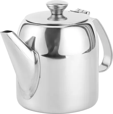 Zdjęcie produktu dla Dzbanek do kawy Czajnik ze stali nierdzewnej Dzbanek na zimną wodę z krótką wylewką do restauracji hotelowej 20 uncji (ok. 500 ml)