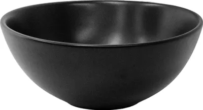 Obrázek produktu pro LuxeBath umyvadlo Umyvadlo na desku kulaté, Ø 28x15 cm, černé, z keramiky, včetně odtokové soupravy bez přepadu