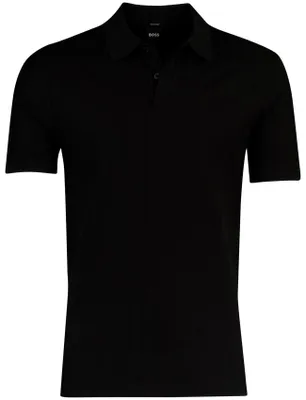 Produktbild von Poloshirt kurze Ärmel Boss Black schwarz normale Passform