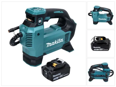 Produktbild von Makita DMP 181 T1 Akku Kompressor 18 V 11,1 bar + 1x Akku 5,0 Ah - ohne Ladegerät