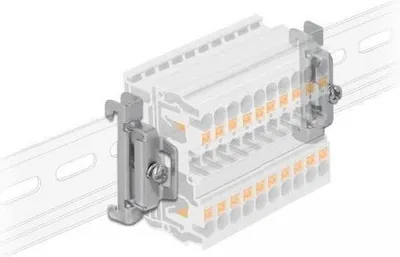 Immagine prodotto di Delock 66231 DELOCK Hutschienen Endhalter Edelstahl 4 Stück