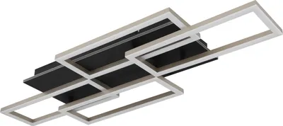 Immagine prodotto di Plafoniera LED, antracite, telecomando, CCT, L 87,5 cm