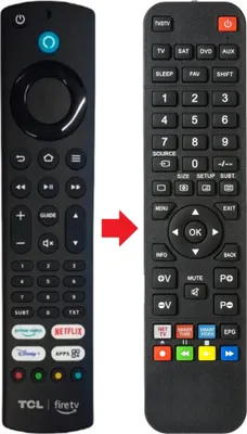 Produktbild von Fernbedienung geeignet für TCL 40SF540