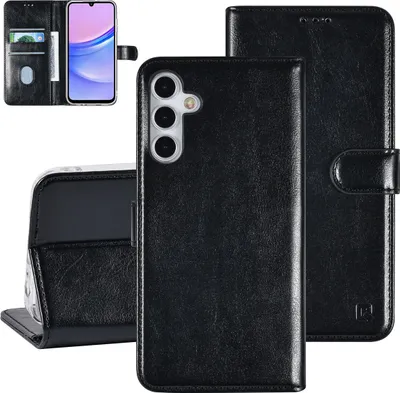 Produktbild von UNIQ Accessory Galaxy A15 5G Book type case - Card holder - Black