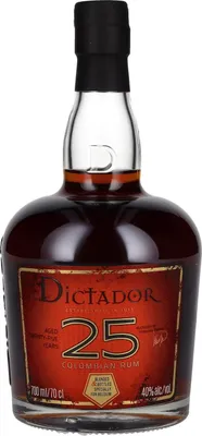 Image de Dictador 25 Years Old Columbian Rum 40% Vol. 0,7l