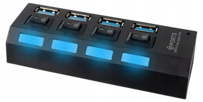Obrázek produktu pro ISO 12269 Mini USB Hub 3.0, 4 porty