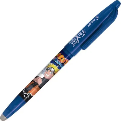 Obrázek produktu pro PILOT BL-FR7-L-NR PILOT FRIXION Ball Naruto Tintenroller blau mit Motiv 0,35 mm, Schreibfarbe: blau, 1 St.