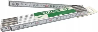 Immagine prodotto di Regolo pieghevole in legno 2 m Calibro da costruzione bifacciale