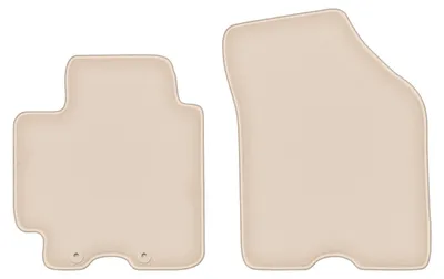 Produktbild von DURBAN Beige Velours-Fußmatten vorne für Suzuki Swift V Schrägheck (2017-)
