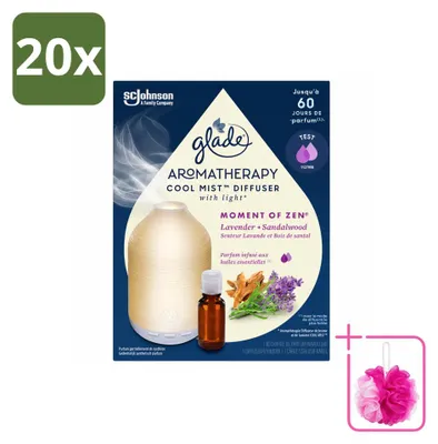 Immagine prodotto di 20 diffusori a nebbia per aromaterapia Glade - Linea "Momento di Zen" - 17,4 ml - Confezione risparmio - 20 pezzi