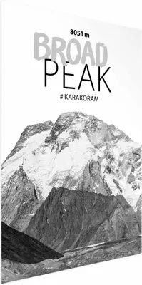 Produktbild von Posterpapier Poster - Broad Peak 29.7x42 cm Landschaften c-A-0154-ao-a