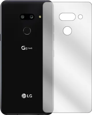 Produktbild von 2x Schutzfolie für LG G8 ThinQ Rückseite klar Displayschutzfolie Folie Display