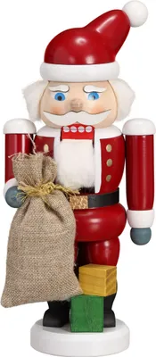 Produktbild von Weihnachtsmann (21cm) Nussknacker von Seiffener Volkskunst