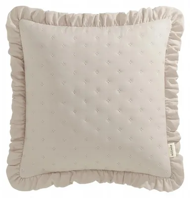 Produktbild von Room99 Molly Dekokissen 45x45 cm mit Rüschen Beige