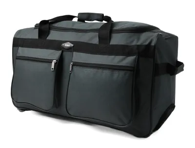 Produktbild von RGL A4 Trolleytasche Reisetasche mit 3 Rollen Trolley Koffer Reisegepäck Rolltasche 225L Grau