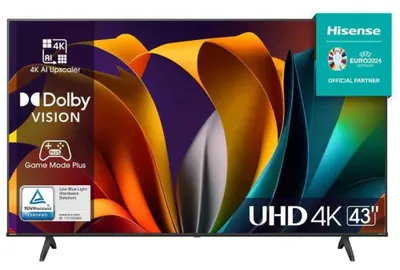 Produktbild von Hisense Fernseher 43 Zoll 4K Ultra HD Sprachassistenten Game Mode Plus 43A6N