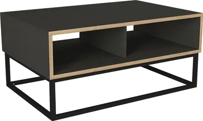 Produktbild von Couchtisch Dolores mit Metallfüßen Anthrazit Safir