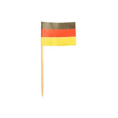 Produktbild von Papstar Partypicker, Flaggen 8 cm "Deutschland", 10 x 200 Stück