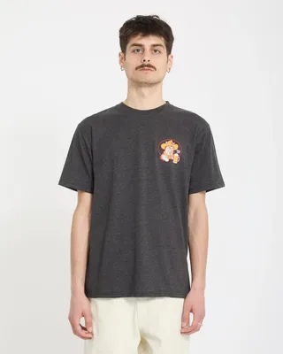 Produktbild von VOLCOM T-Shirt Meowdy heather black XL