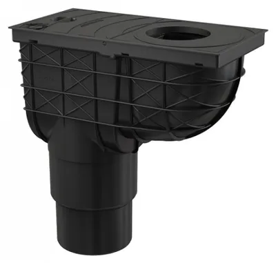 Immagine prodotto di Alcadrain Universal-Regensinkkasten 300×155/125/110 mm Abgang senkrecht, Schwarz
