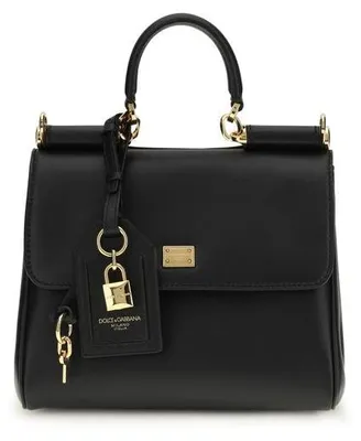 Obrázek produktu pro Kožená kabelka přes rameno od Dolce & Gabbana, černá barva, model BB7781B7321_80999