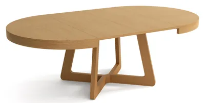 Produktbild von Emoebel24 Tisch, Esstisch, Holztisch T-40 runder Ausziehbarer  mit POTTKER-System