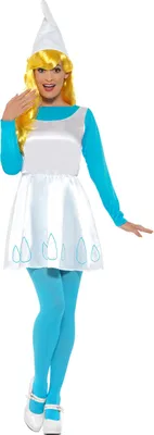 Produktbild von Die Schlümpfe Schlumpfine Kostüm Karneval Fasching Größe: XL