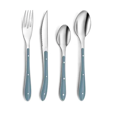 Produktbild von Besteck Amefa Bistro Blau Metall (24 pcs)